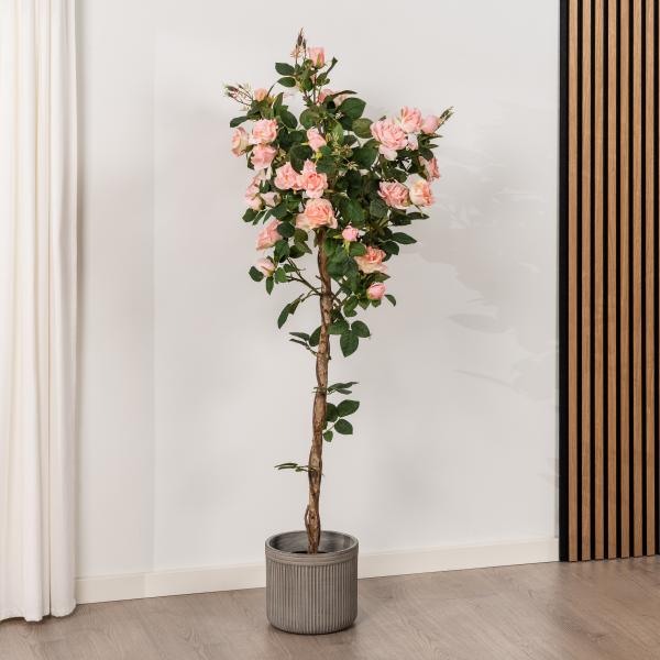 Kunstig Rosetræ lyserød 160 cm