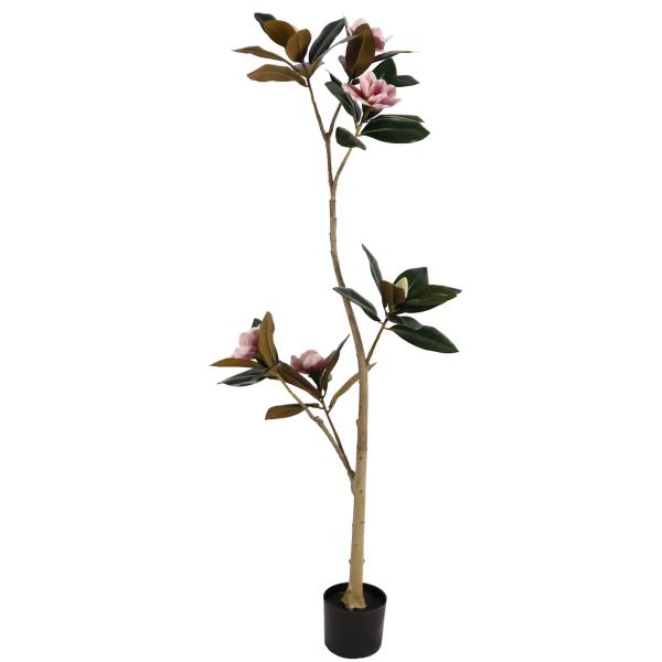 Simpel kunstig magnoliatræ 140 cm
