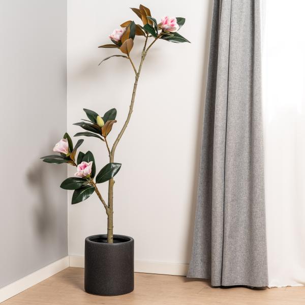 Simpel kunstig magnoliatræ 140 cm