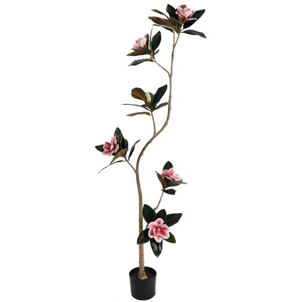 Simpel kunstig magnoliatræ 160 cm