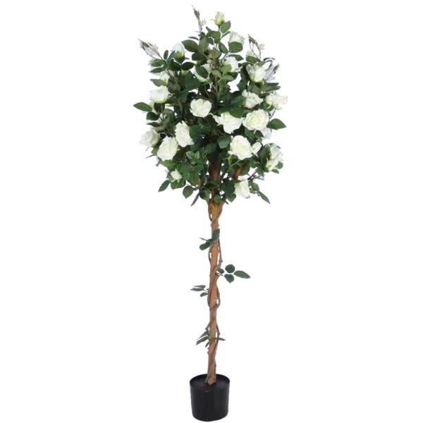 Kunstig Rosetræ hvid 140 cm