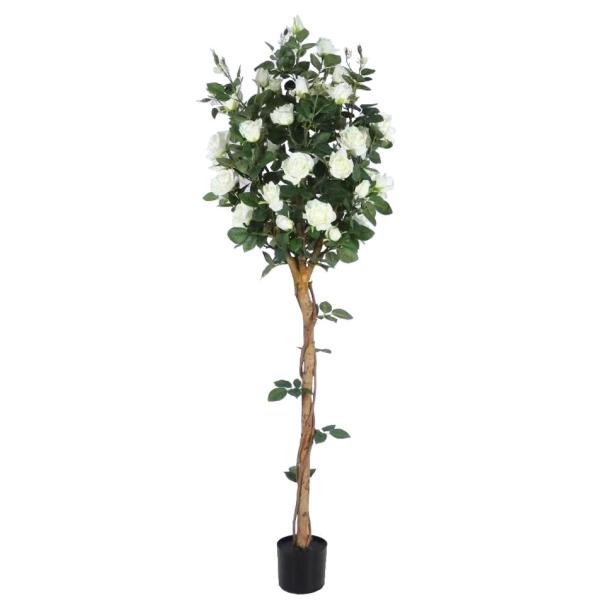 Kunstig Rosetræ hvid 160 cm