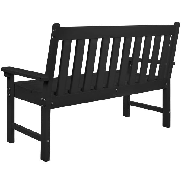 Komposit bænk sort