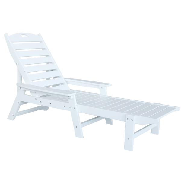 Homeville Solseng komposit hvid 185,5-166x76x65-90 cm