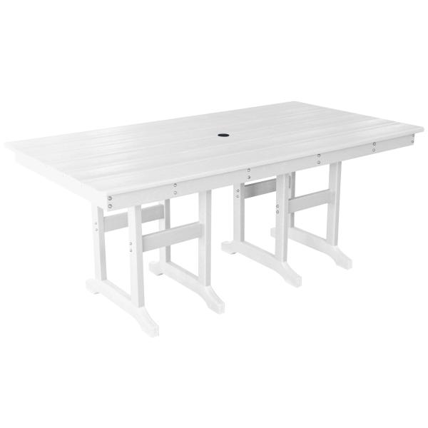 Havebord komposit hvid