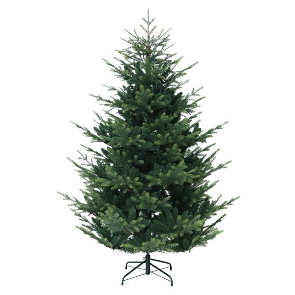 Klassisk juletræ med lys 270cm