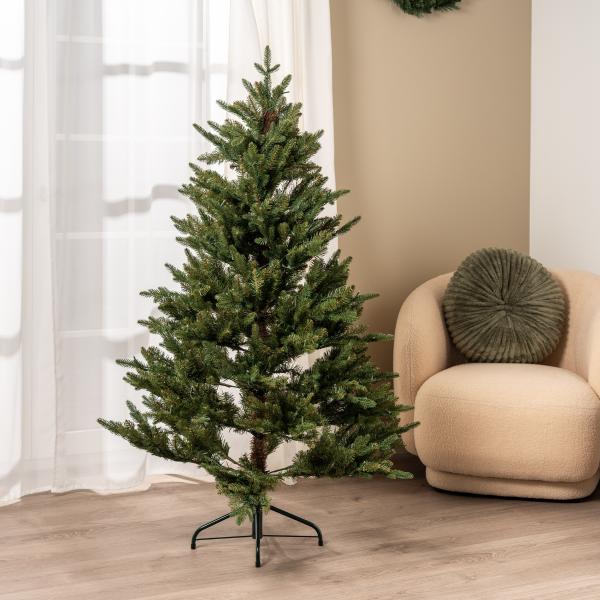 Nordisk juletræ med lys 150cm