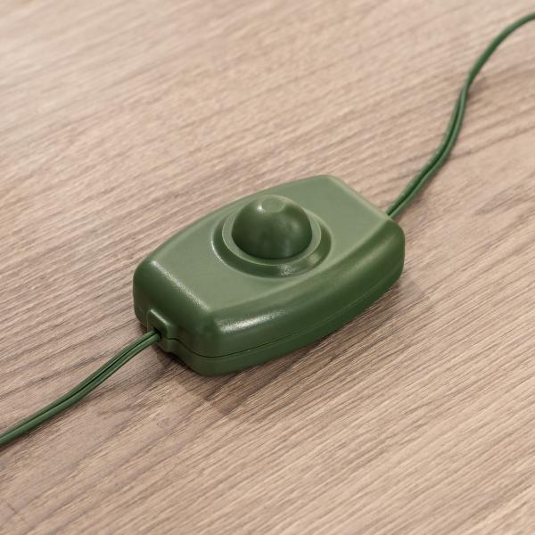 Nordisk juletræ med lys 180cm