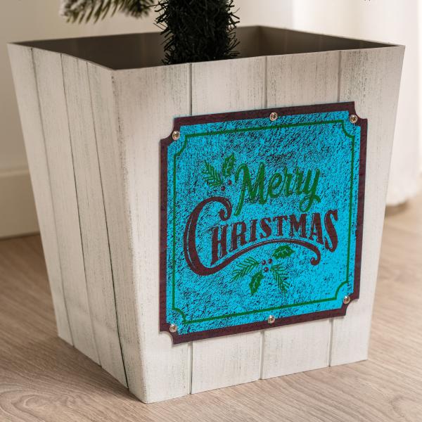 Juletræ med lys 120cm 