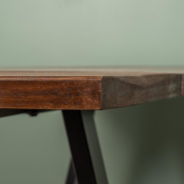 Tillægsplade til Firenze eg smoked live edge 50x95x4cm