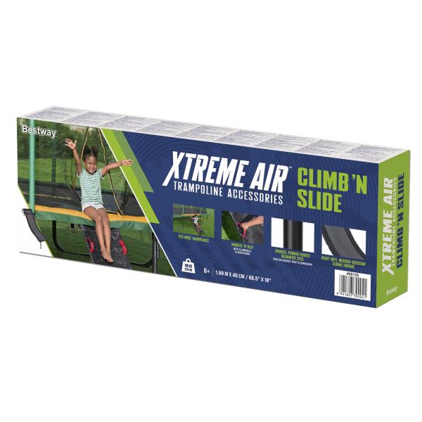 Rutsjebane til trampolin