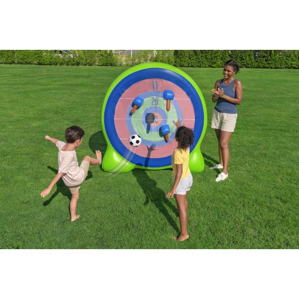 Oppusteligt dartspil 2-i-1