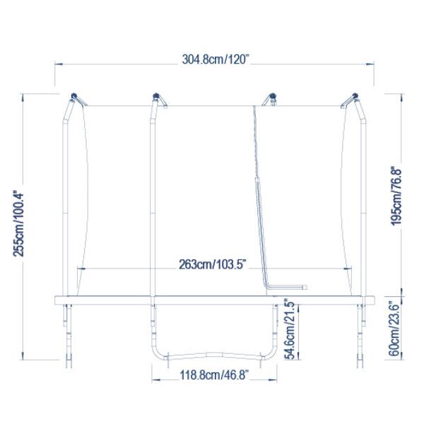 Bestway Xtreme Air trampolin Ø305cm