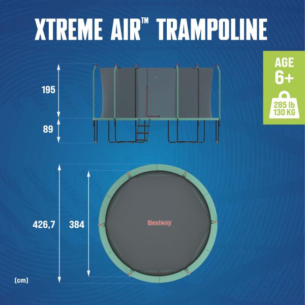 Bestway Xtreme Air trampolin Ø427cm