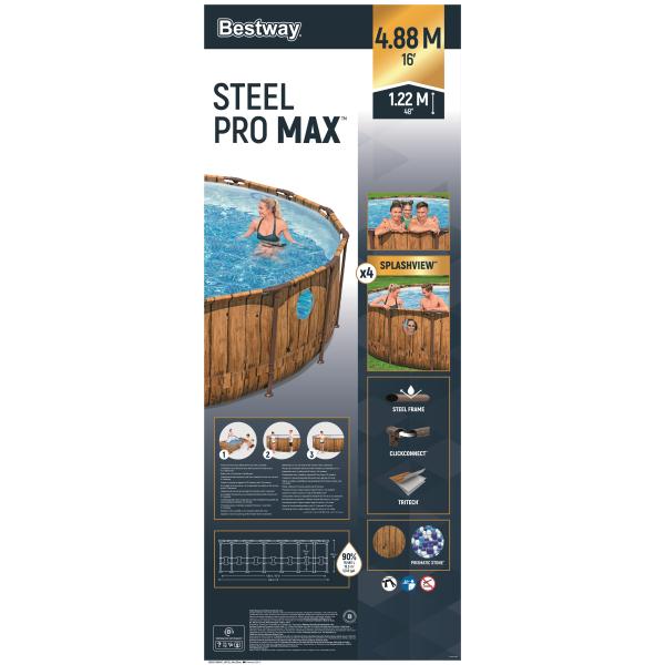 Bestway Steel Pro MAX 488x122cm