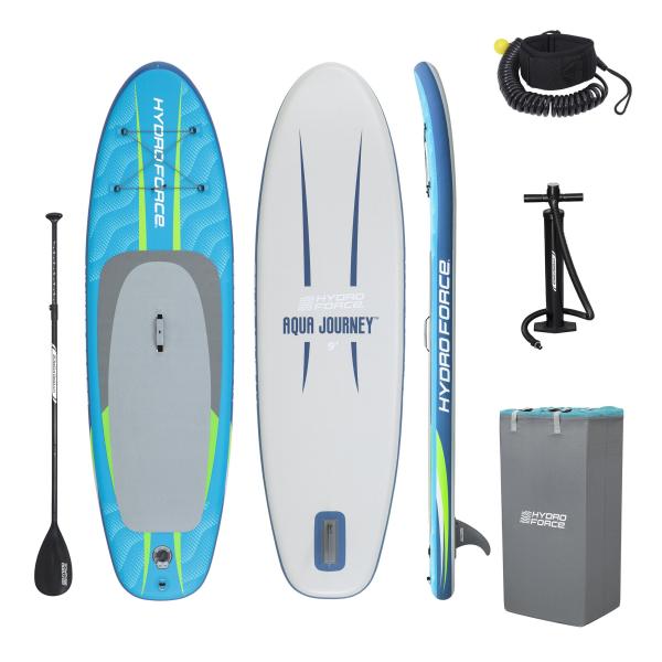 Hydro Force Aqua Journey Oppusteligt Stand-Up Paddleboard-sæt  2,74mm