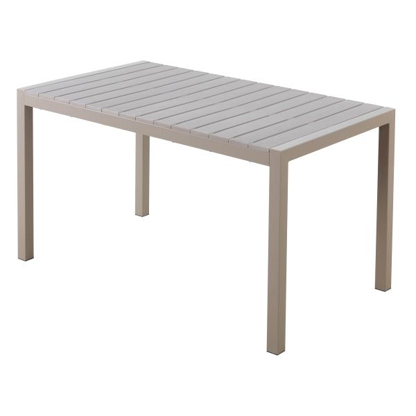 Havebord grå 160x80cm