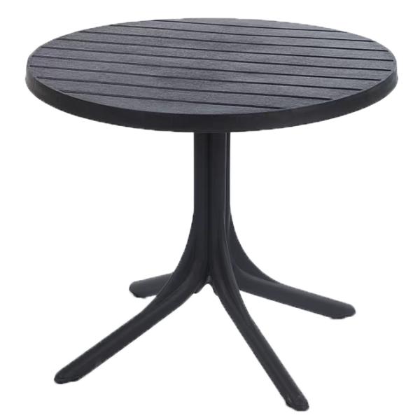 Rundt havebord sort ø90cm