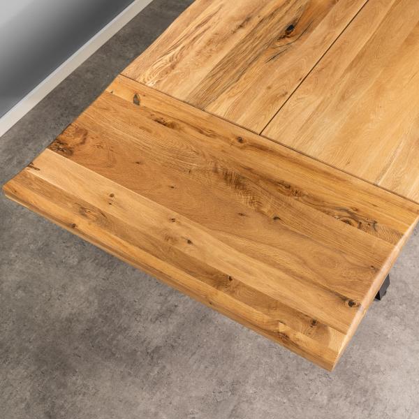 Tillægsplade til Firenze eg natur live edge 50x95x4cm
