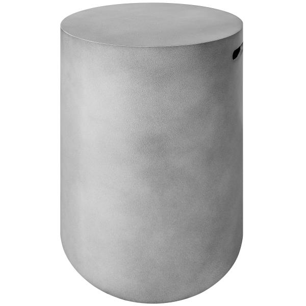 Gasflaskeskjuler rund grå