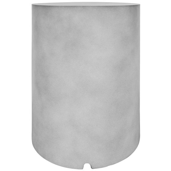 Gasflaskeskjuler rund grå