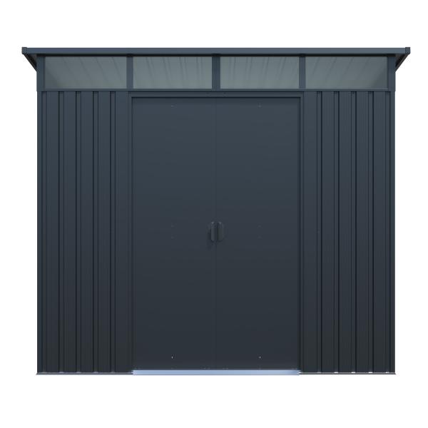 Redskabsskur stål antracit 4.5m2