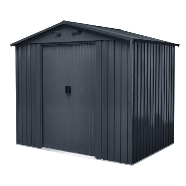 Redskabsskur stål antracit 4.1m2