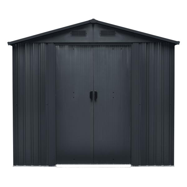 Redskabsskur stål antracit 4.1m2