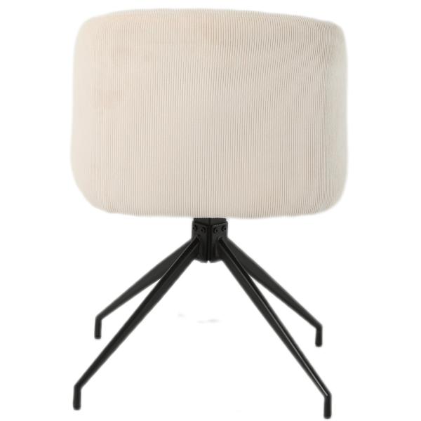 Amelia med drejefunktion fløjl beige
