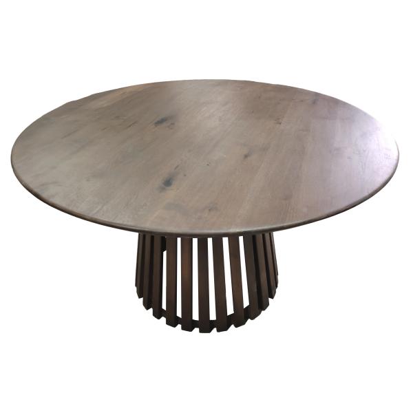 Fidenza 120x120x74cm eg smoked/smoked