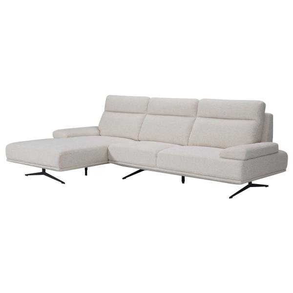 Seattle venstrevendt stof beige