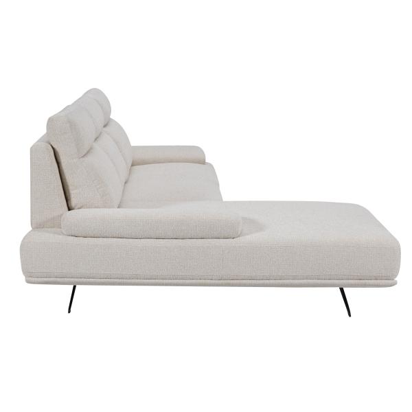 Seattle venstrevendt stof beige