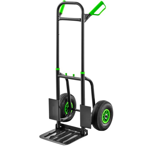 Foldbar sækkevogn med gummihjul 