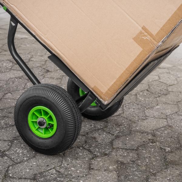 Foldbar sækkevogn med gummihjul