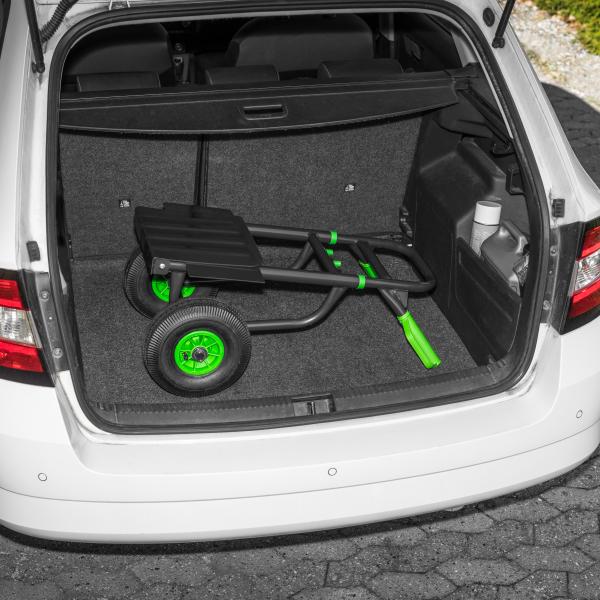 Foldbar sækkevogn med gummihjul