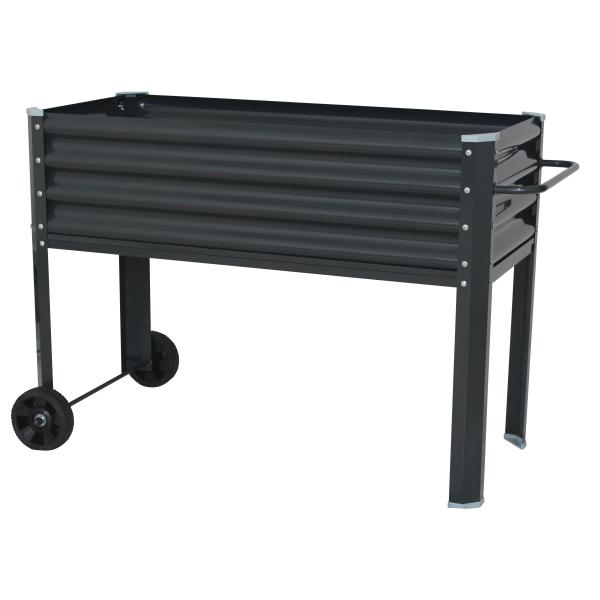 Workmann højbed 110x50,5x80cm mørkegrå