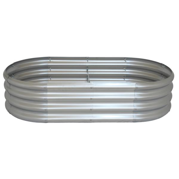 Workmann højbed 120x60x30cm sølv