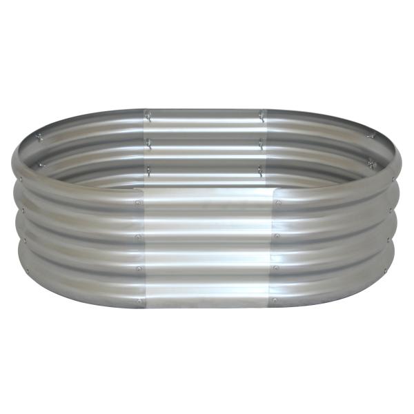 Workmann højbed 90x60x30cm sølv