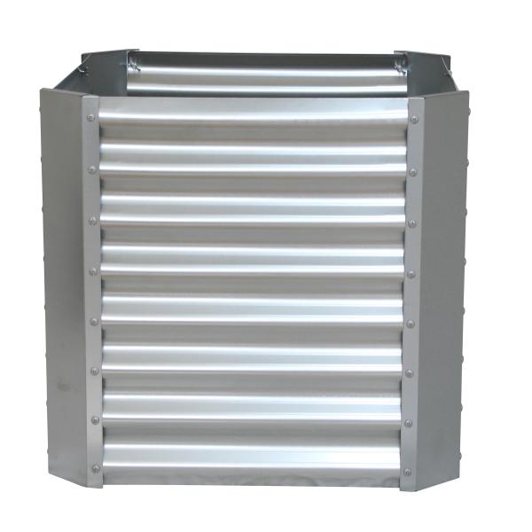 Workmann højbed 60x60x60cm sølv