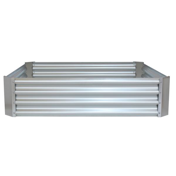 Workmann højbed 120x120x30cm sølv