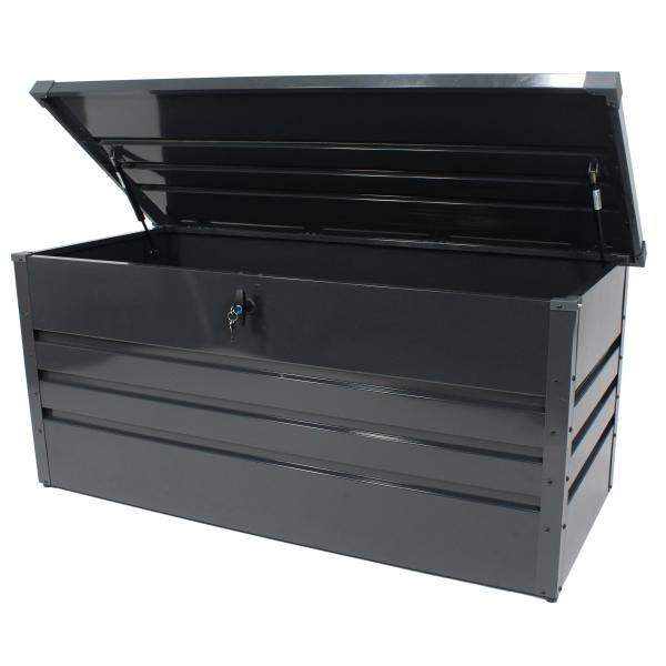 Workmann hyndeboks 131x61x61cm galvaniseret stål sort