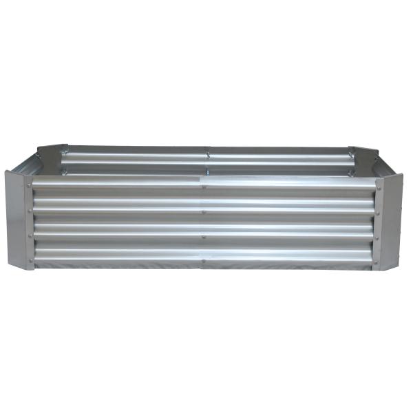 Workmann højbed 120x60x30cm sølv