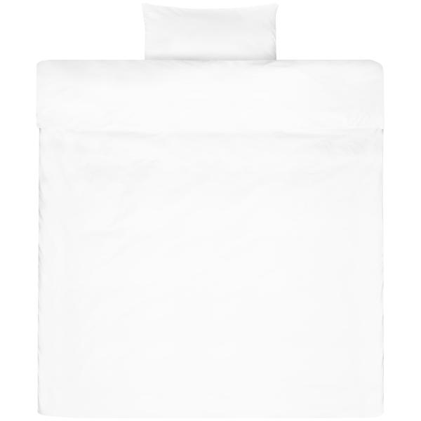 Sengesæt polyester hvid 200x220cm
