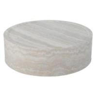 Modena beige/hvid ø80x30cm
