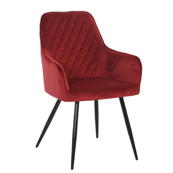 Hanne velour bordeaux