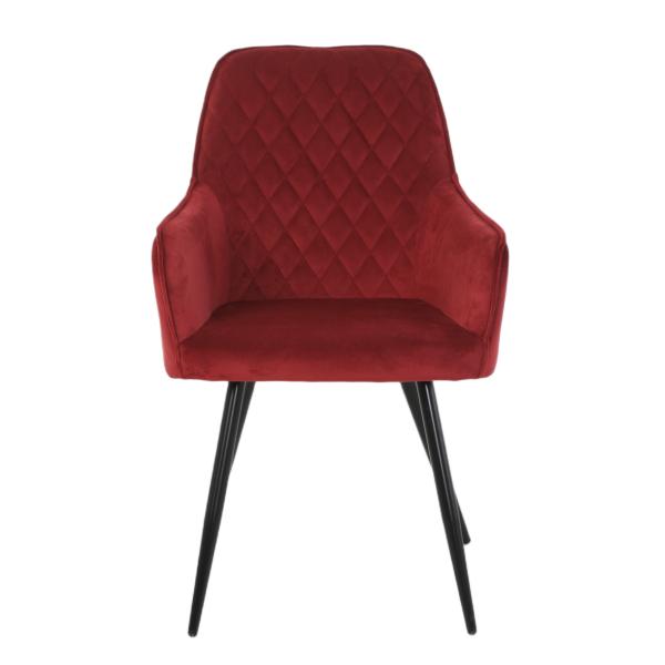 Hanne velour bordeaux