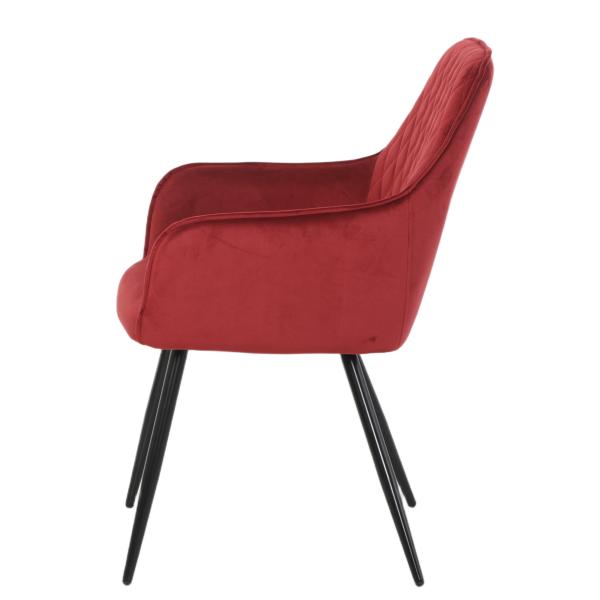 Hanne velour bordeaux