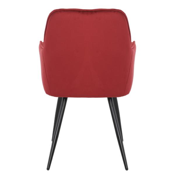 Hanne velour bordeaux