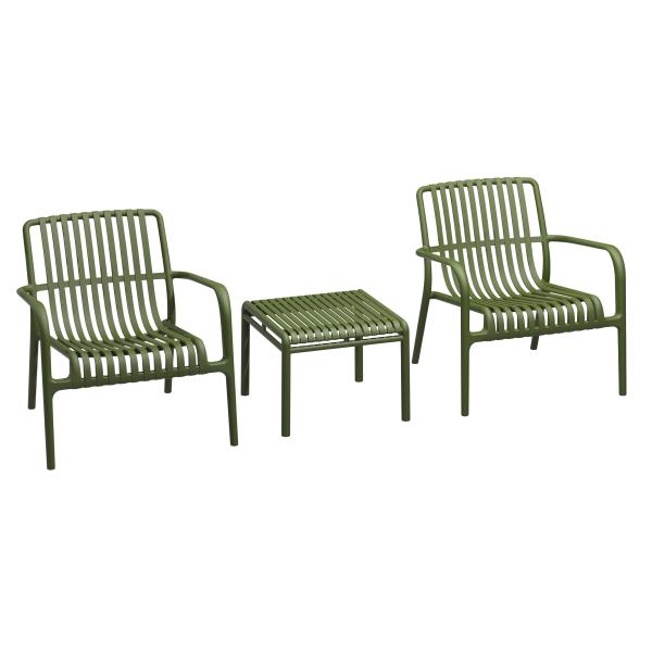 Malta loungesæt grøn