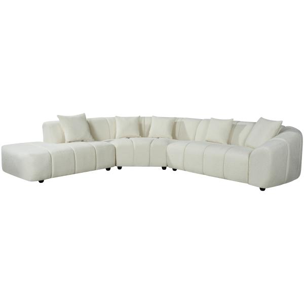Lund venstrevendt stof beige